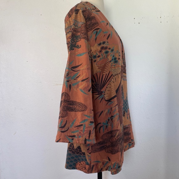 Love Apples by Stephanie Santa Fe Womens Jacket Small Designer Hand Crafted Open - Picture 10 of 13